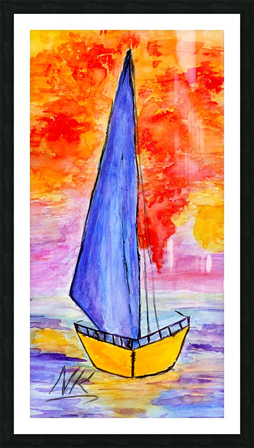 Red Skies Picture Frame print