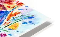 Flattering Confetti HD Metal print