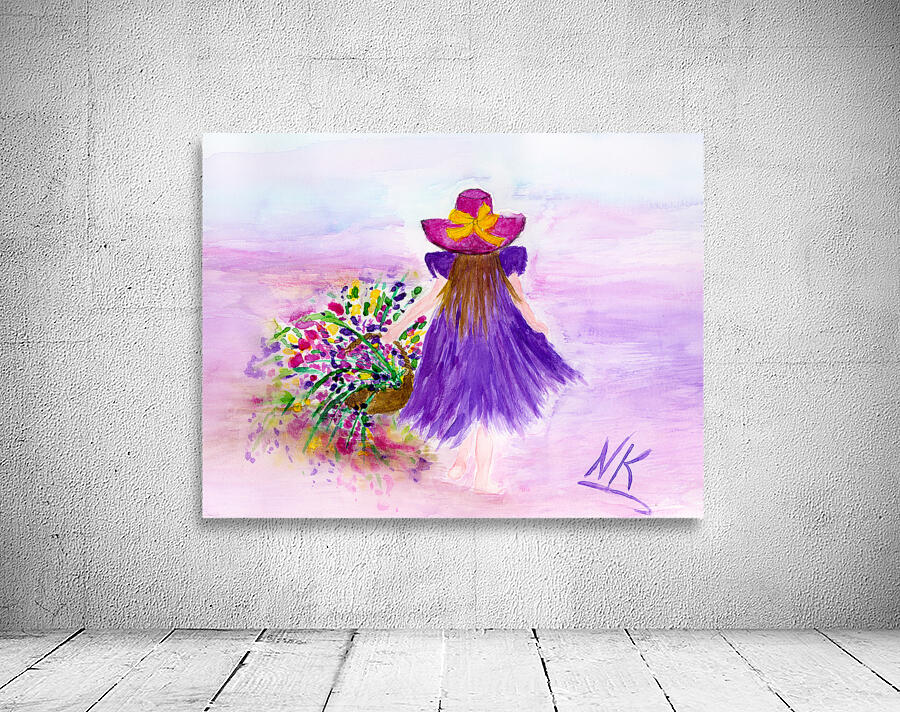 Lavander Fields Wall Preview