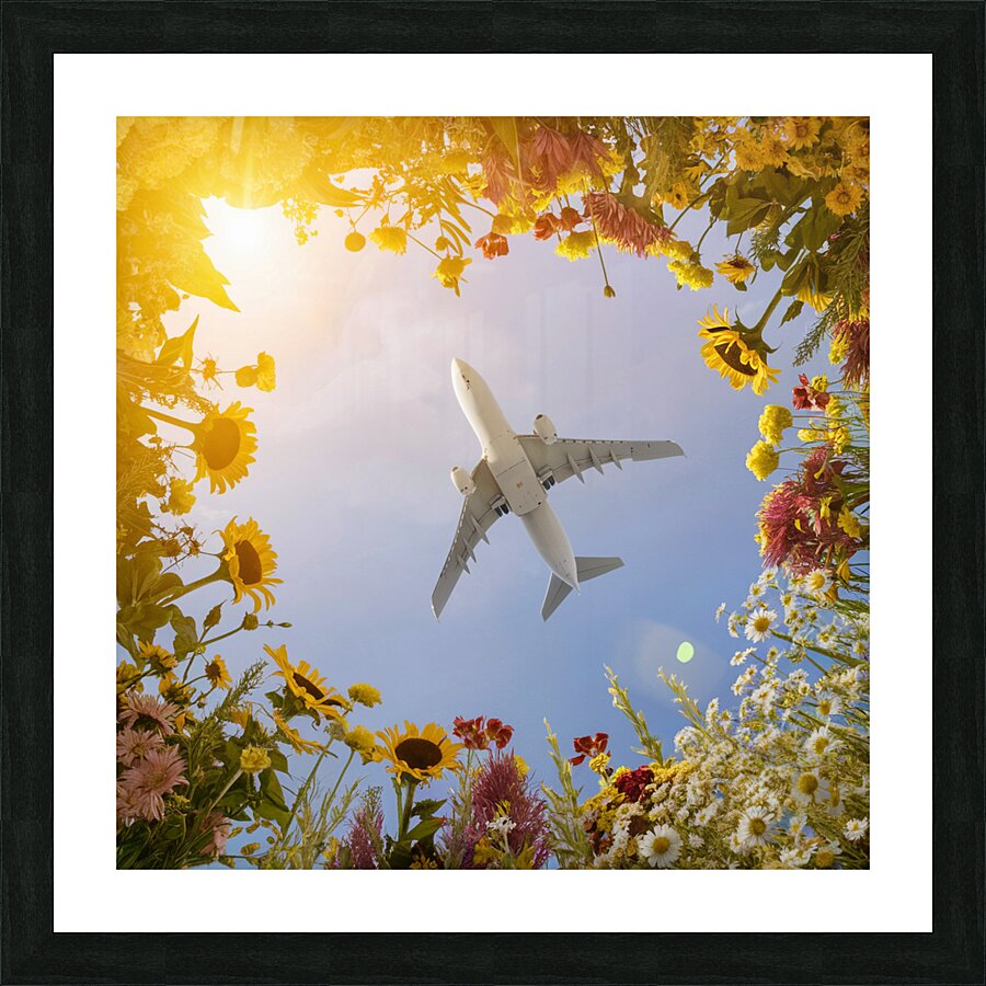 Plane Picture Frame print