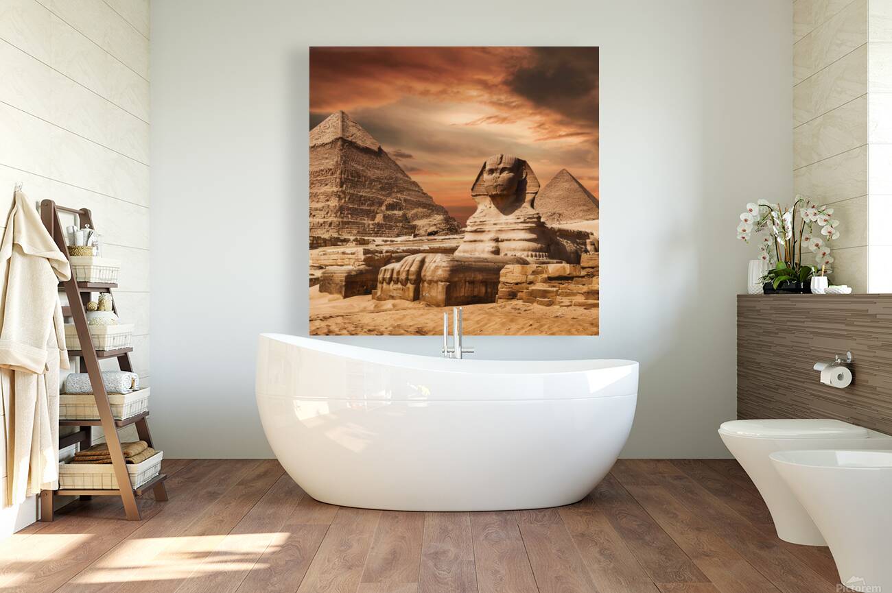 An egypt pyramids Reproduction