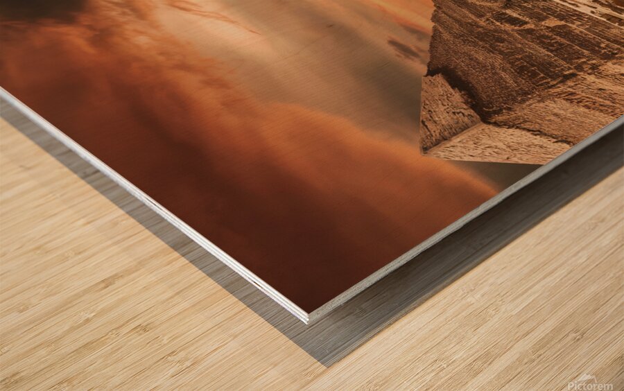 An egypt pyramids Wood print