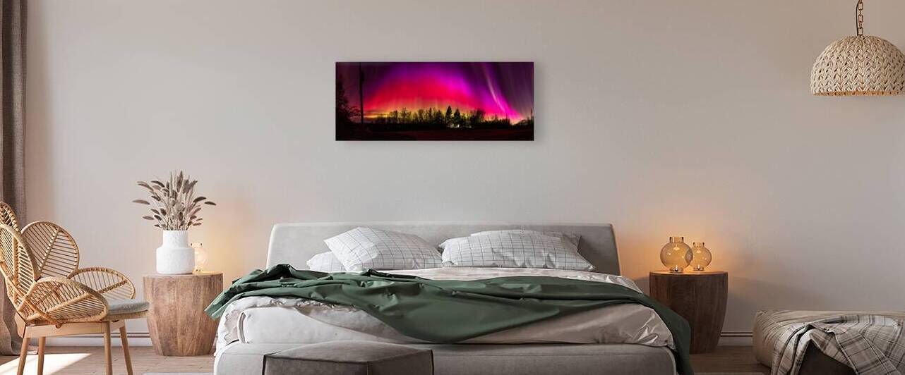 Northern Lights Panoramic by Tonya Davison