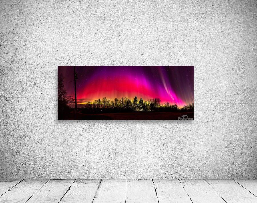 Northern Lights Panoramic Wall Preview