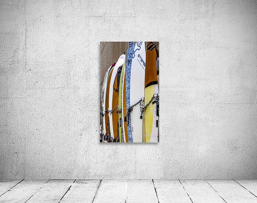 Surf Boards along wall Wall Preview