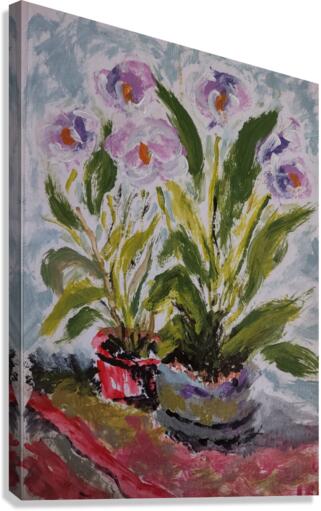 Purple Orchids Canvas Print