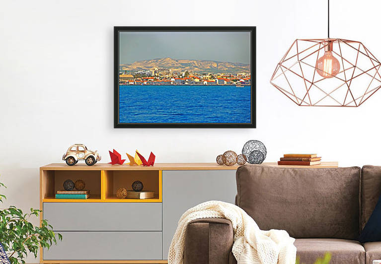 Cyprus shore on the coast near Larnaca by Vlad Radulian