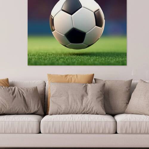 Soccer Ball Digital Art Stadium by Art Visions