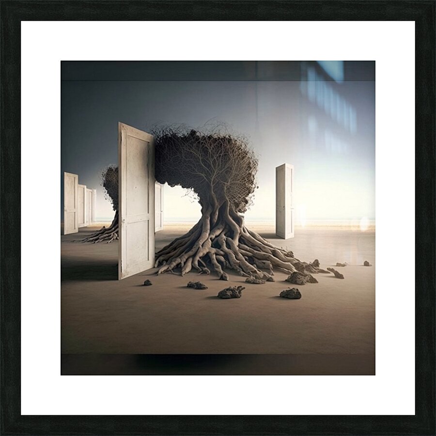 The Storm Picture Frame print