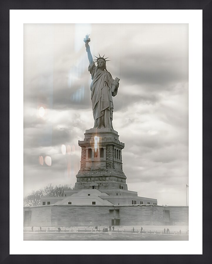 Lady Liberty Picture Frame print