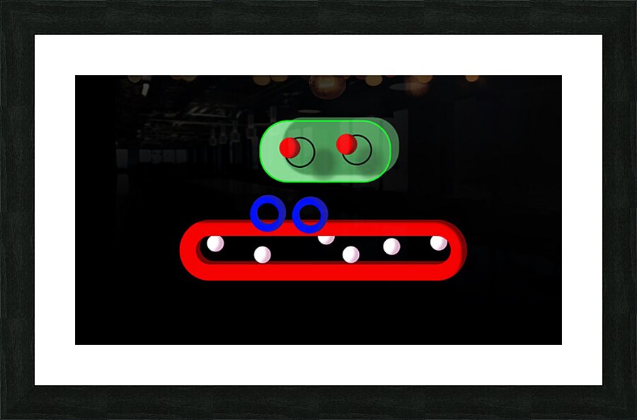 here for the party Picture Frame print