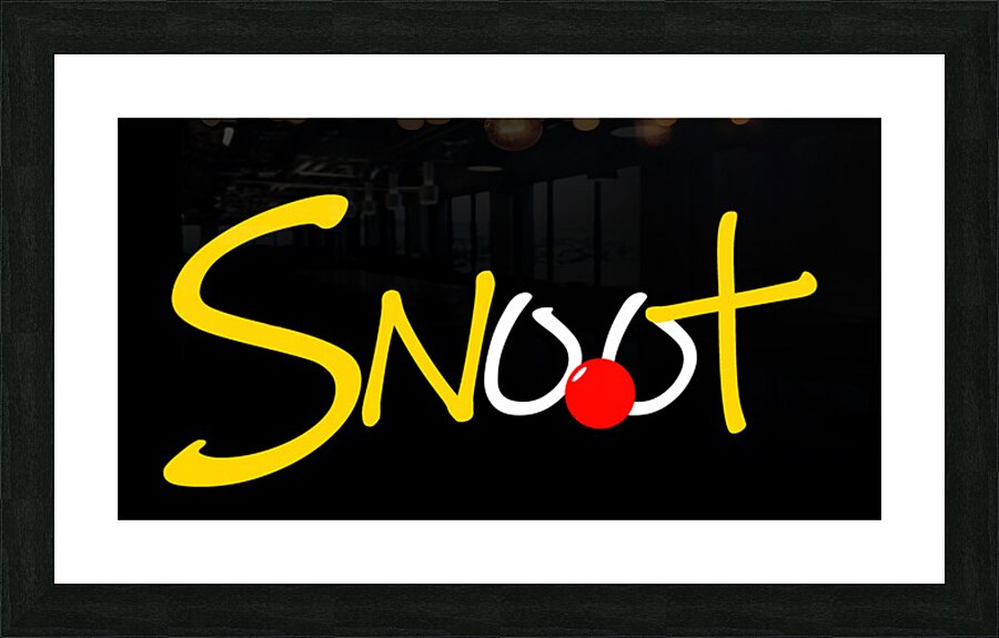SNoot Logo Picture Frame print