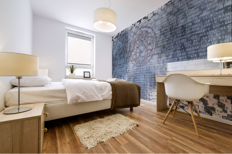 Elephant Talk Mural print