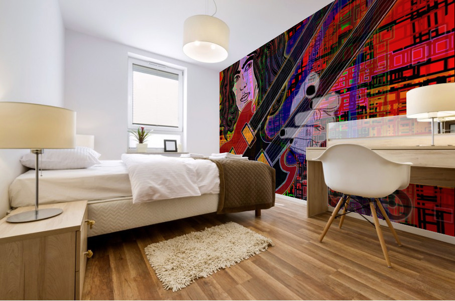 Doubleneck Mural print