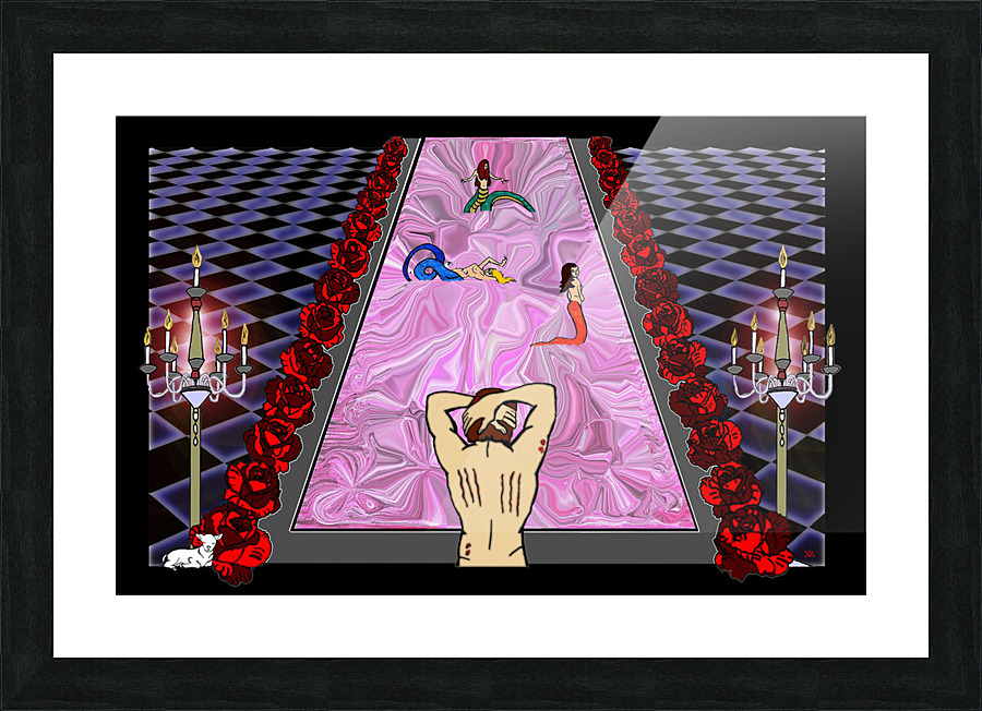 The Lamia Picture Frame print