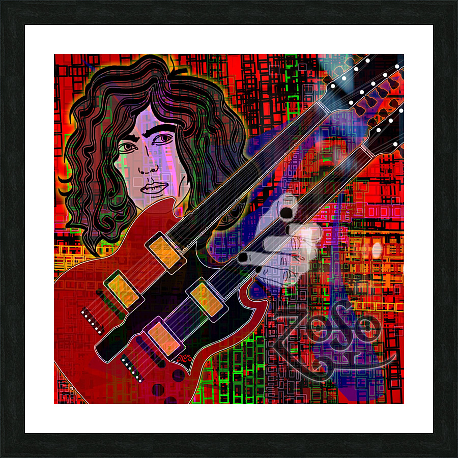 Doubleneck Picture Frame print
