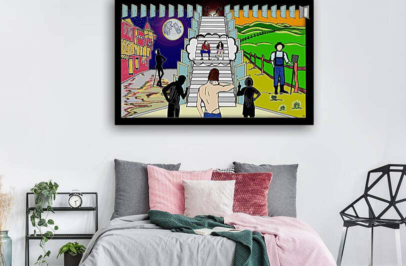 The Chamber of 32 Doors by Kathrin J Sumpter Artworks PROG ROCK ART