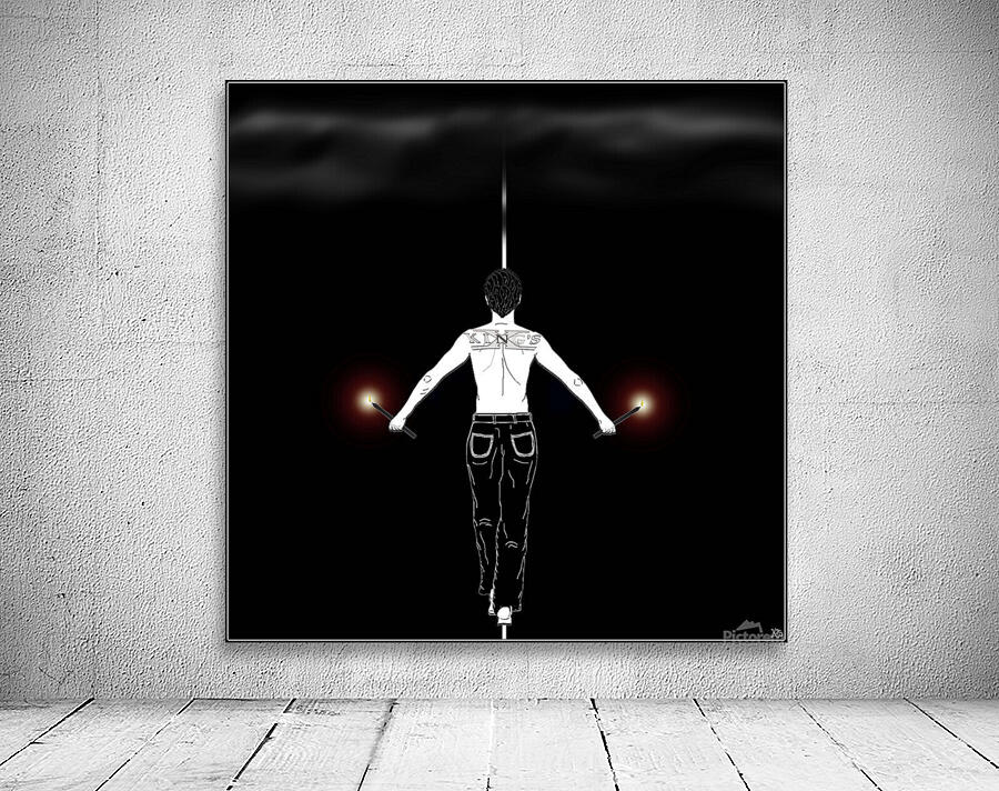 Black the Sky Wall Preview