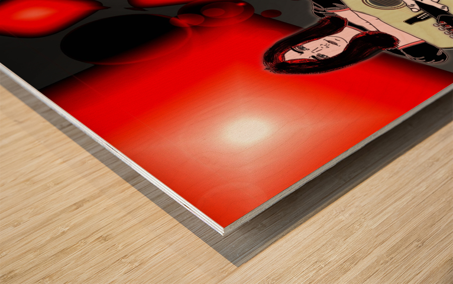 Refrain Wood print