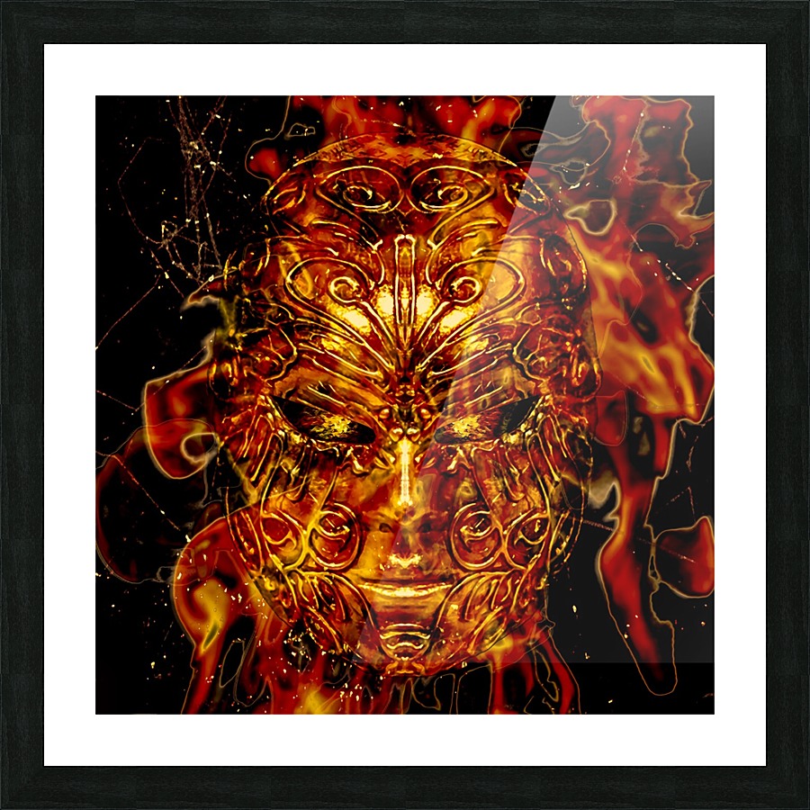 Vulcano Poster Artwork Picture Frame print