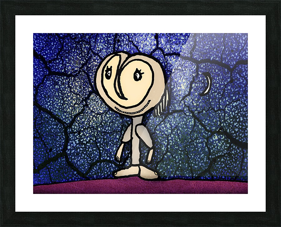 Cute ET Illustration Picture Frame print