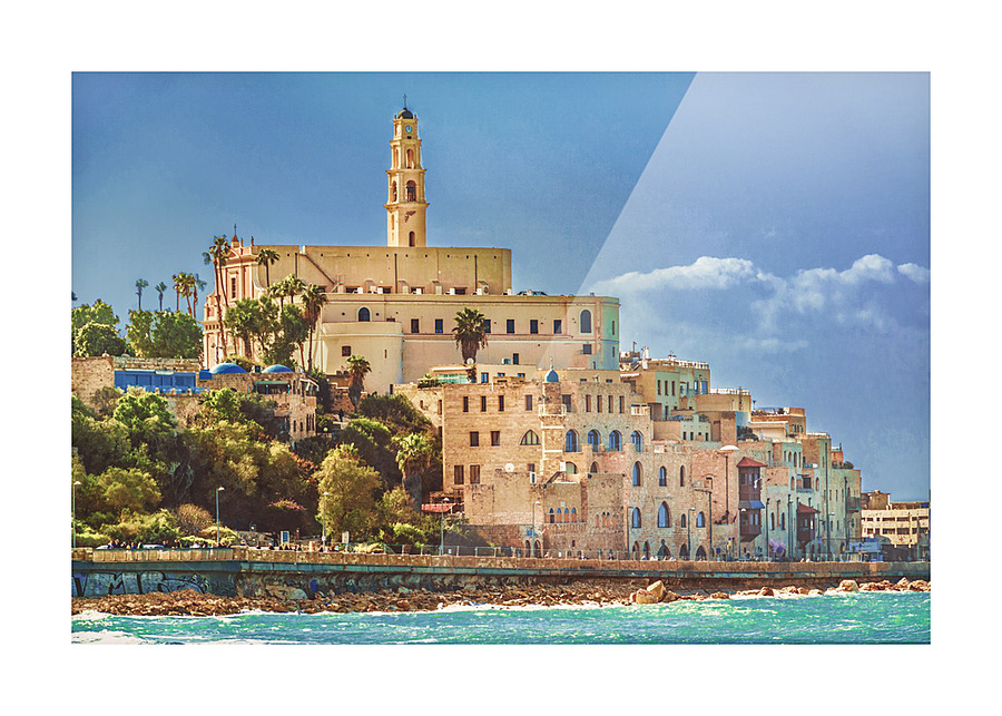 OldJaffaCityscapeIsrael Picture Frame print