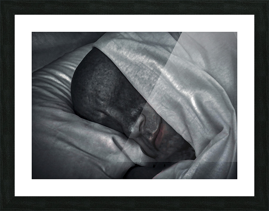 Monster Man Sleeping Picture Frame print