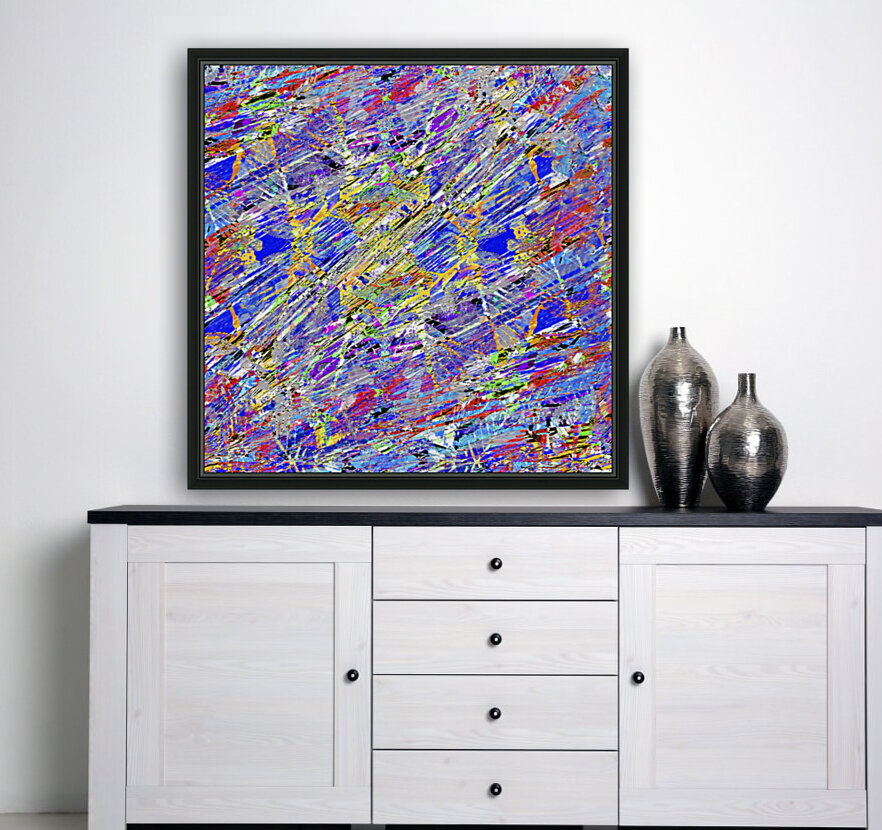 Abstract Expressionism Collage Reproduction