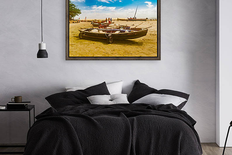 Boats at Sand at Beach of Jericoacoara Brazil by Daniel Ferreia Leites Ciccarino