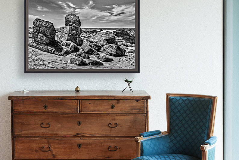 Rocks at Shore in Praia Malhada Jericoacoara Brazil copia by Daniel Ferreia Leites Ciccarino