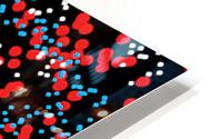Multicolored Bubbles Motif Abstract Pattern HD Metal print