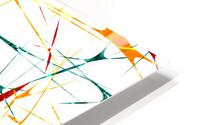 Multicolored Splatter Abstract Print HD Metal print