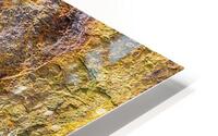 Rusty orange abstract texture  HD Metal print