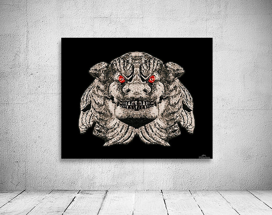Demon Head Artwork Wall Preview