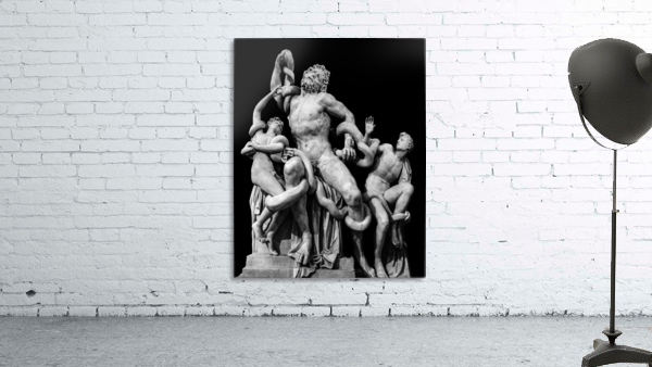 LaocoonSculptureOverBlack2 Wall Preview