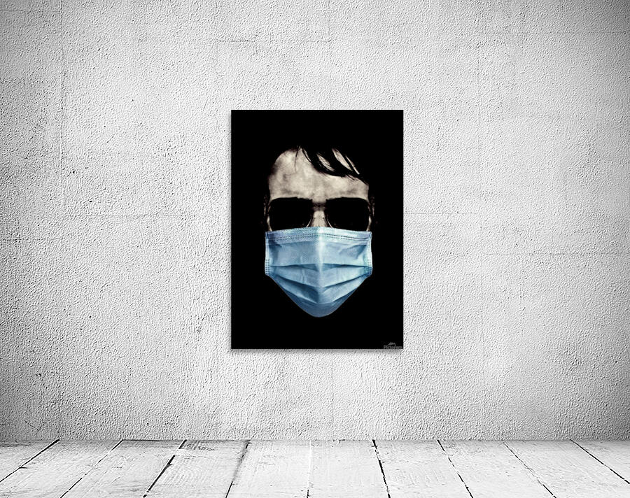 SkullwithMaskFaceScaryPoster Wall Preview