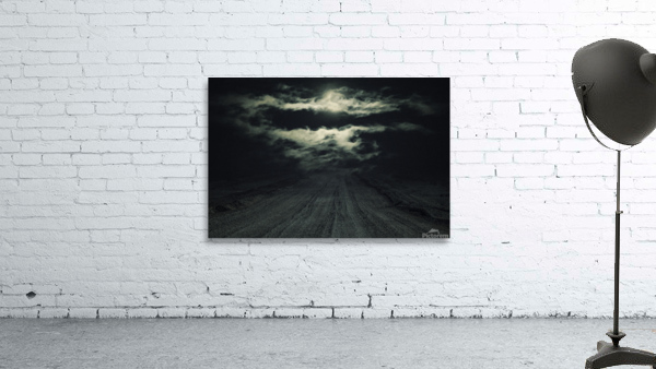 Dark Night Landscape Scene Wall Preview