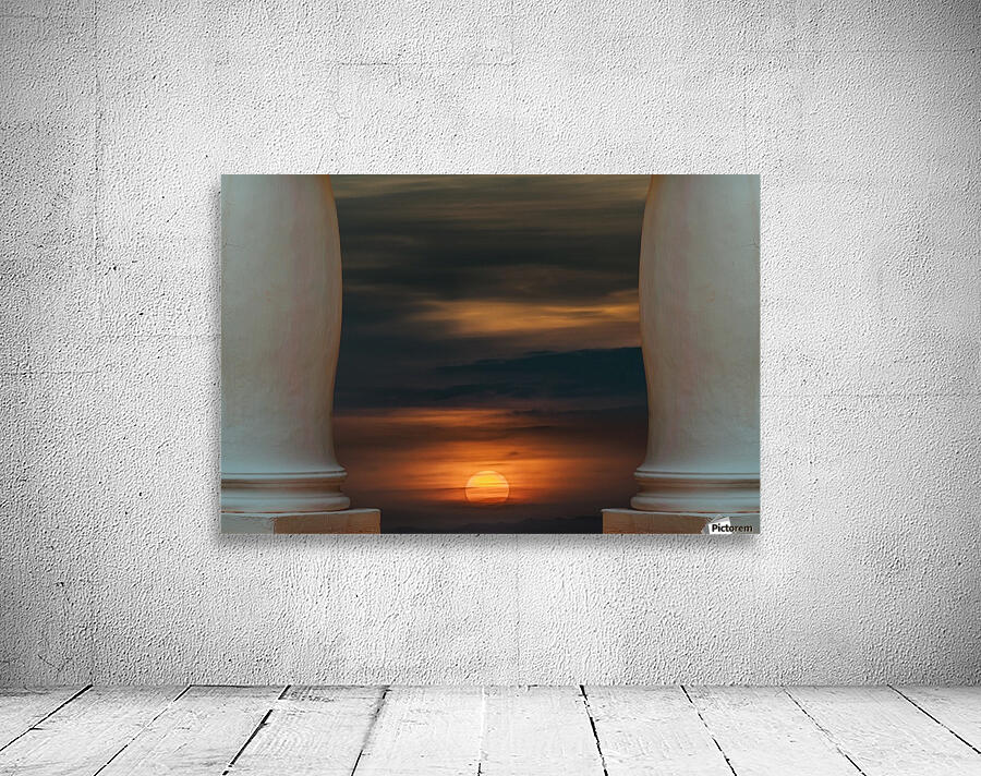 Peaceful Sunset Scene Viewpoint Wall Preview