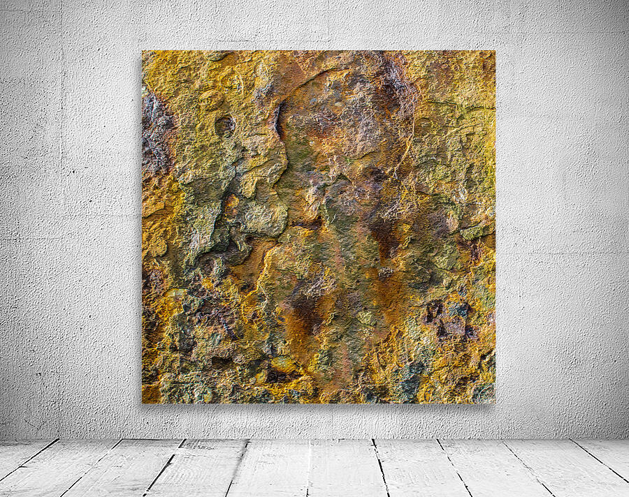Rusty orange abstract texture  Wall Preview