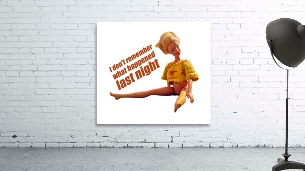 After party hangover funny concept Wall Preview