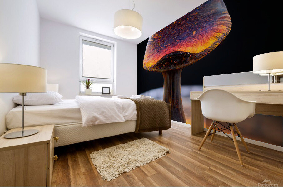Mushroom Galaxy Mural print