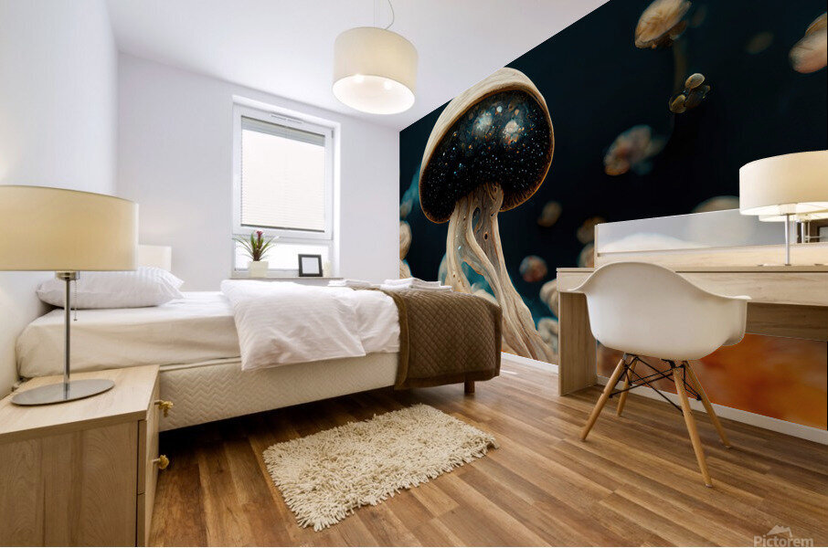 Mushroom Nebula Mural print