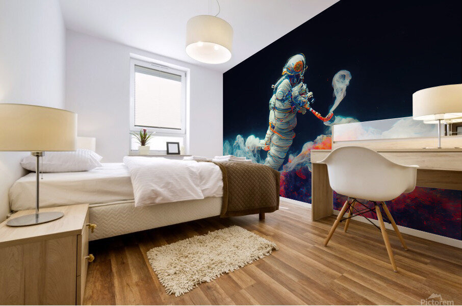 Too High Too Mural print