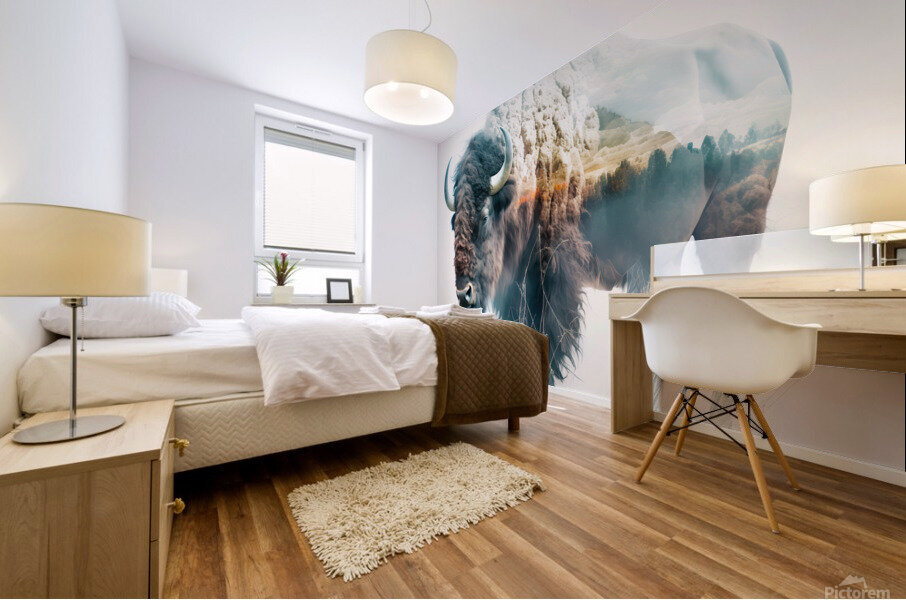 Sacred Buffalo Mural print