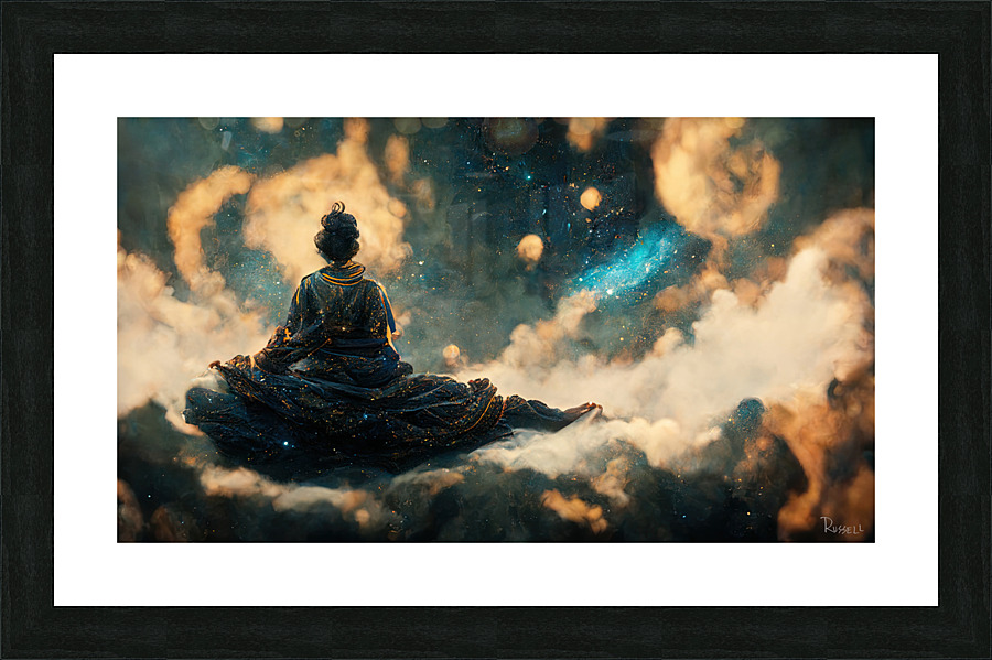Creating Space Picture Frame print