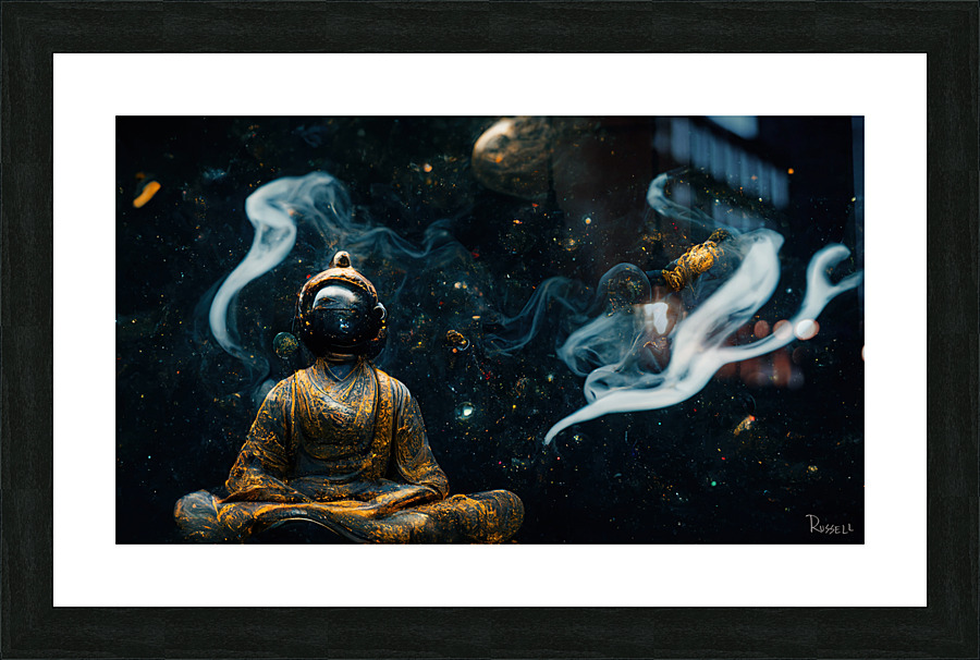 Creating Space 2 Picture Frame print