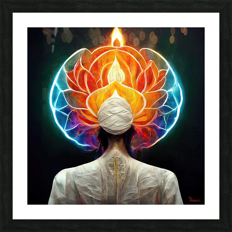 Holy Ghost Fire Picture Frame print