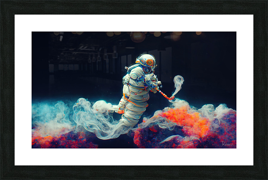 Too High Too Picture Frame print