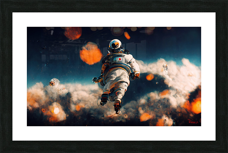 Too High Three Picture Frame print