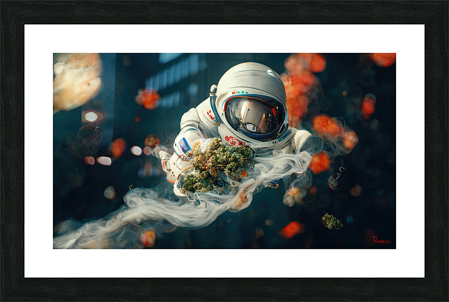 Too High Picture Frame print